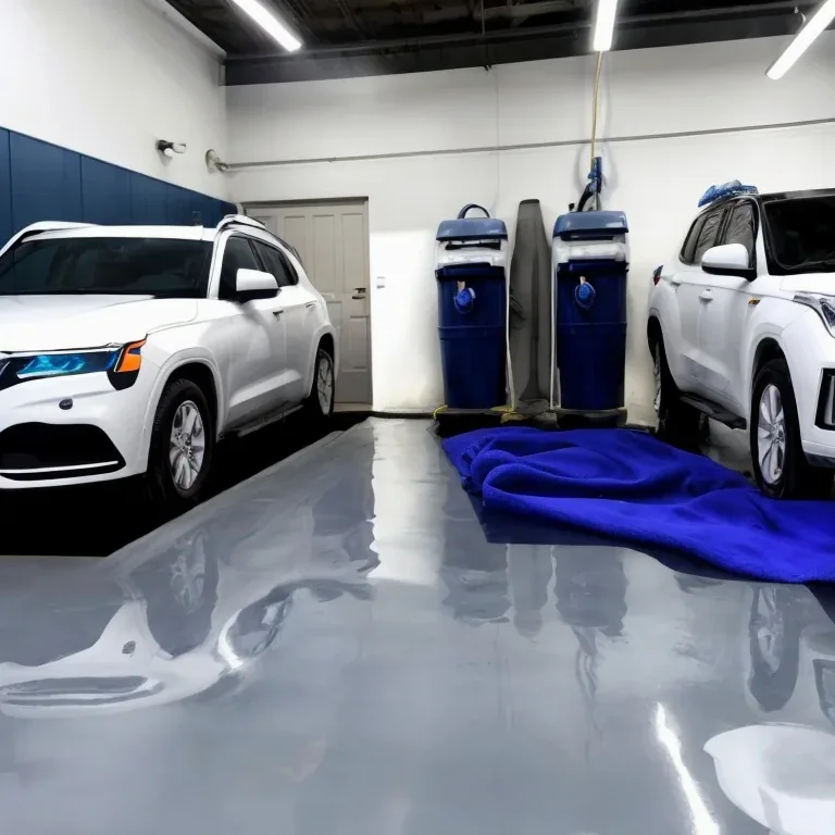 Auto limpio y brillante después de lavado exterior profesional de AquaTopRide